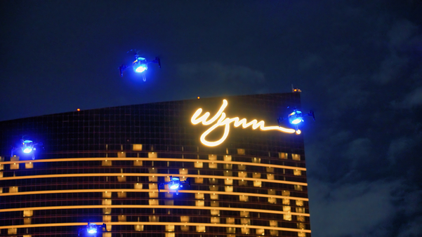 Wynn drone light show
