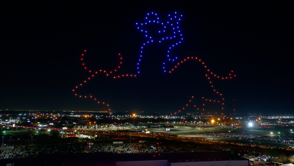 RodeoHouston drone light show