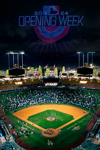 MLB Opening Week 2024 drone show