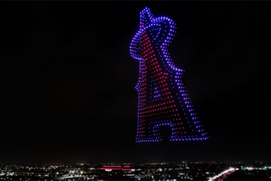 Los Angeles Angels drone light show