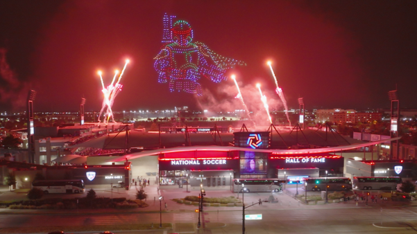 Boba Fett created with 1,000 drones over Frisco, Texas