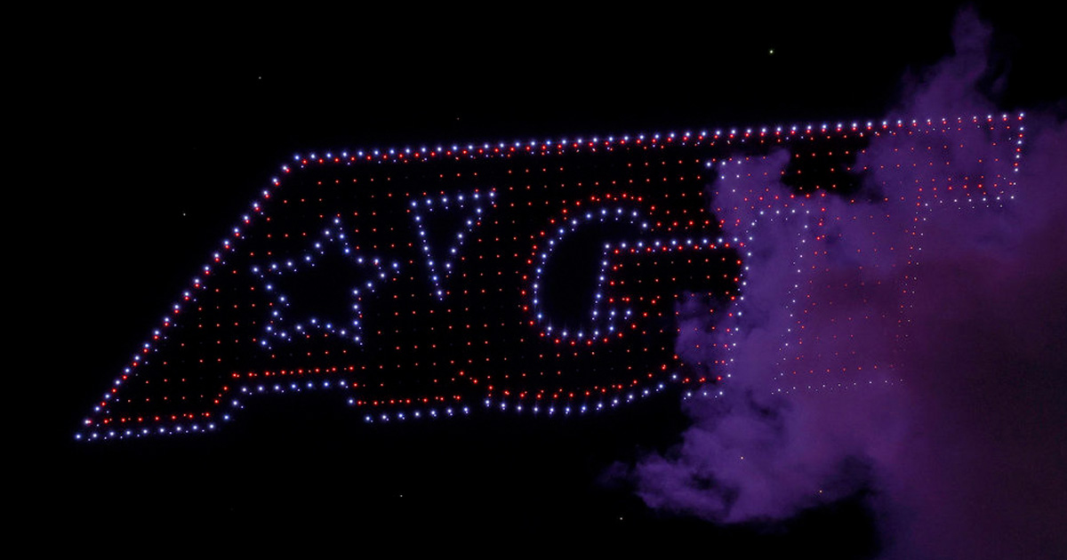 America's Got Talent created with drones