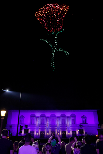 Pasadena drone light show