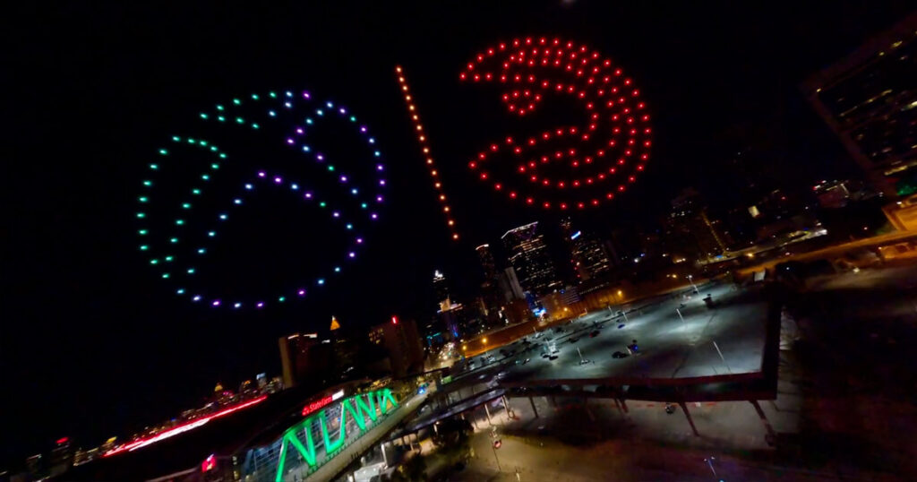 Drone show in Atlanta