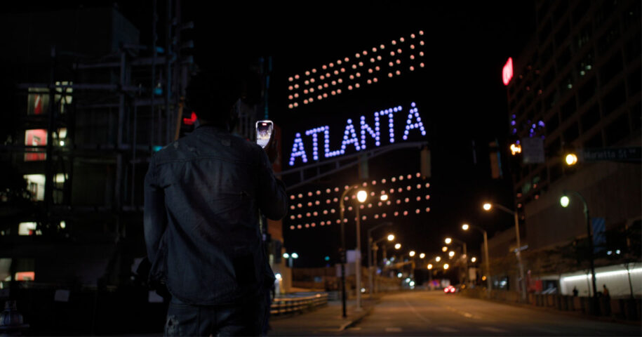 Drone show in Atlanta