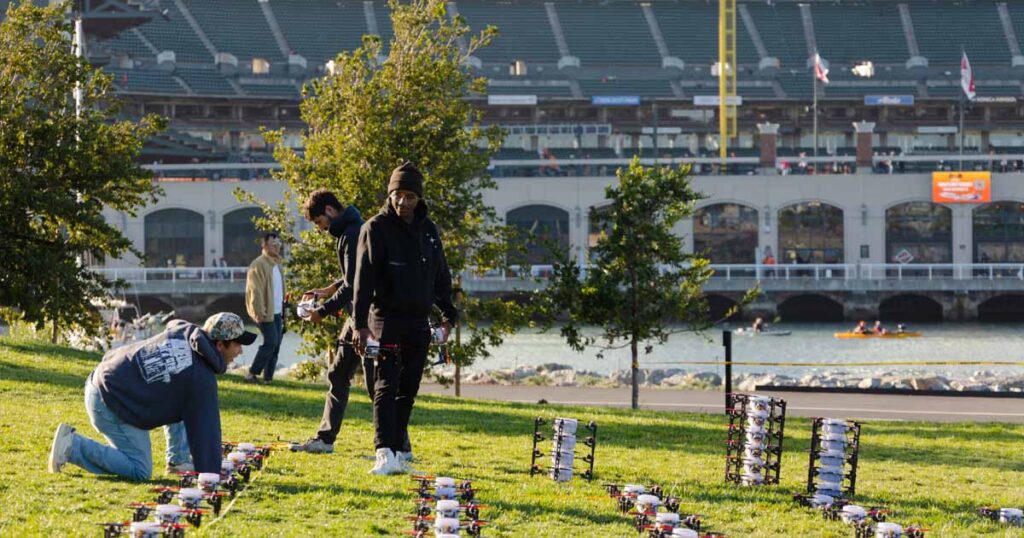 San Francisco drone show