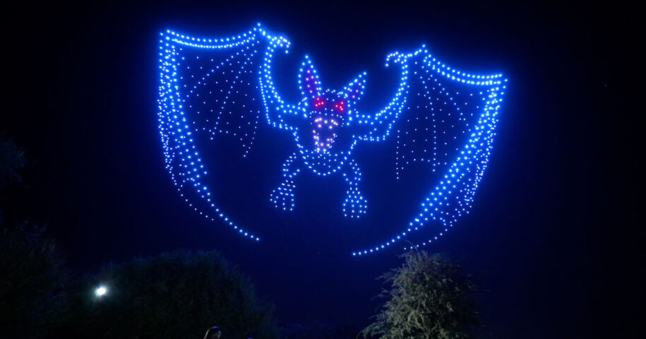 Halloween drone shows in Texas