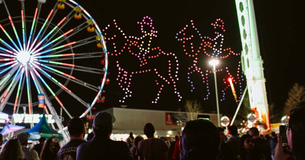 Drone show for the State Fair of Texas