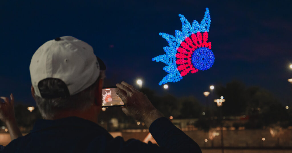 City of Arlington drone show