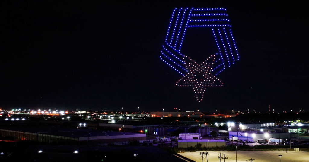 Arlington Texas drone show