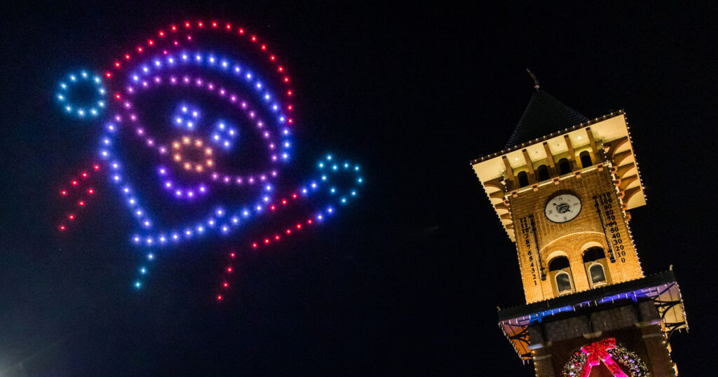 Drone show in Grapevine